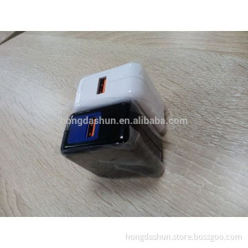 18w single port mobile phone quick charger QC3.0 wall charger